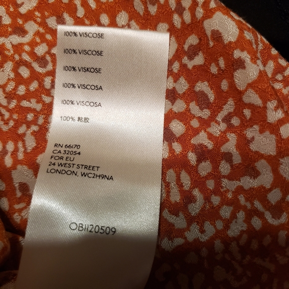 Free People Celia Printed Blouse Size: XS - Picture 14 of 15